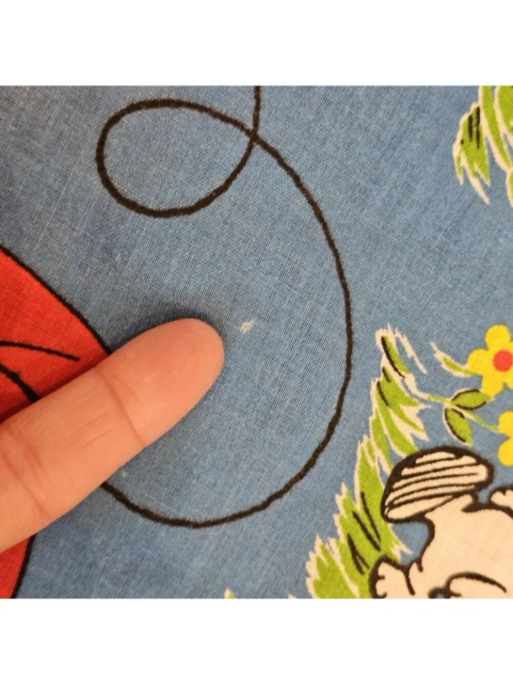VTG Peanuts Rainbow Race Day Charlie Brown Snoopy Window Valances 2 29
